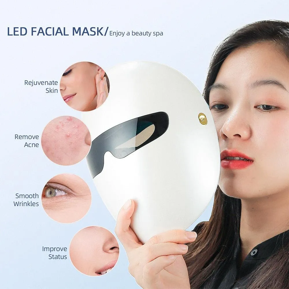 Advanced Wireless LED Facial Rejuvenation Mask for Timeless Skin Restoration