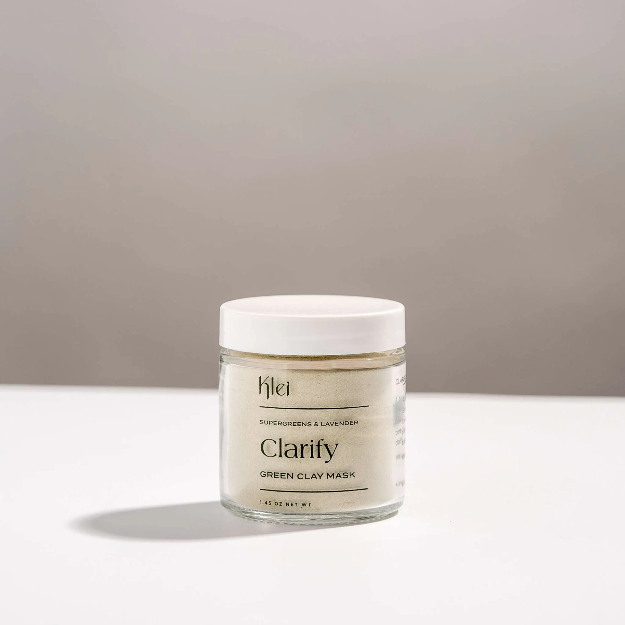 Clarify SuperGreens & Lavender Green Clay Mask