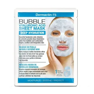 DERMACTIN TS Facial Sheet Mask Bubble Rejuvenating Hyaluronic Acid 24g