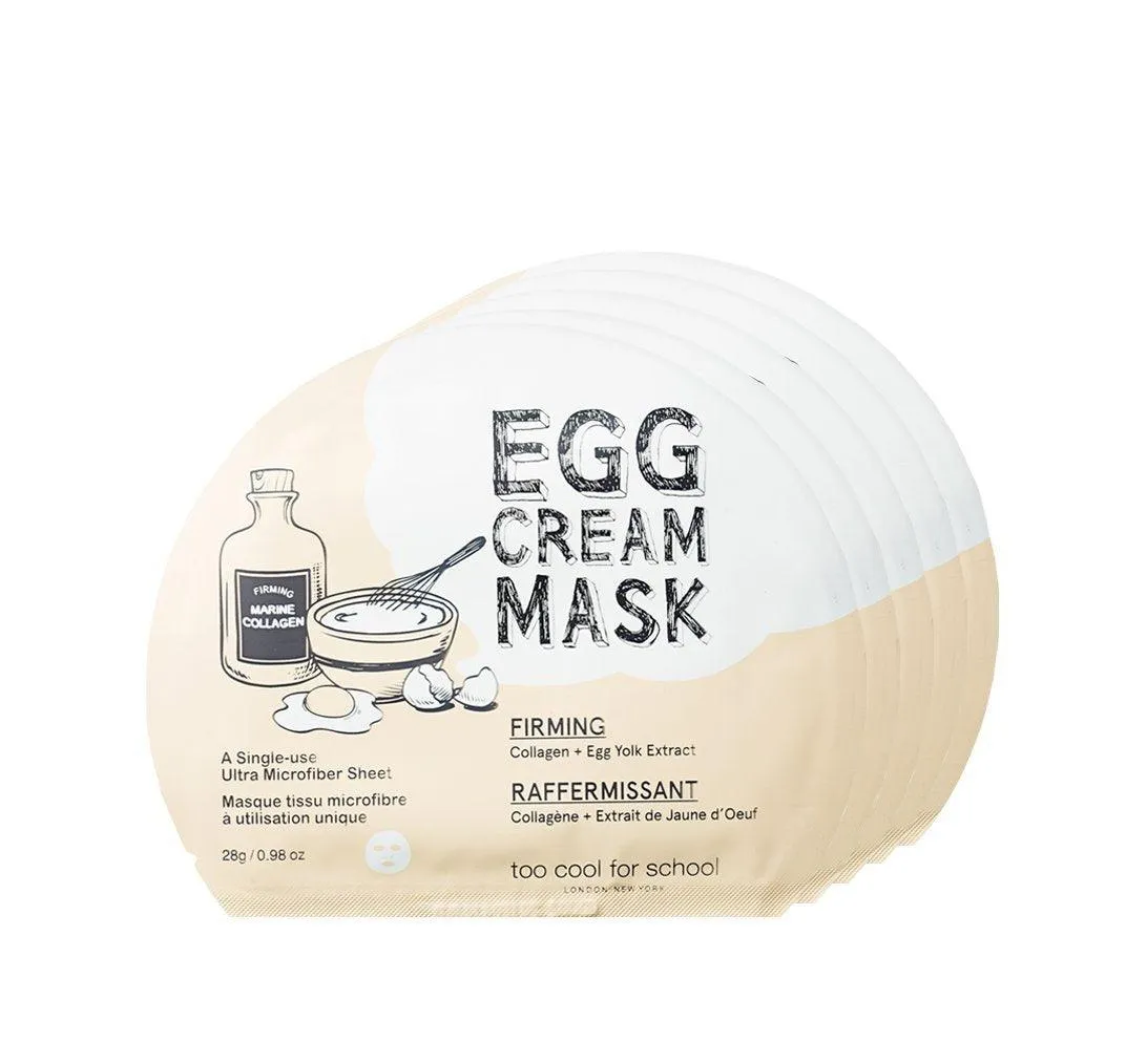 Egg Cream Mask Revival Collection - Skincare Essentials for Glowing Complexion