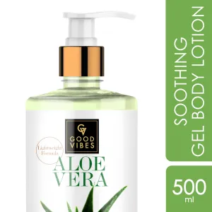 Good Vibes Aloe Vera Soothing Ultralight Gel Body Lotion (500 ml)