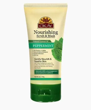 Okay  Pure Naturals Nourishing Peppermint Scrub And Mask