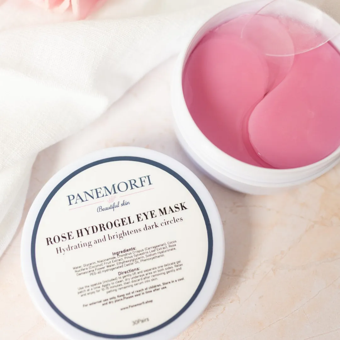 Panemorfi Rose Hydrogel Eye Masks