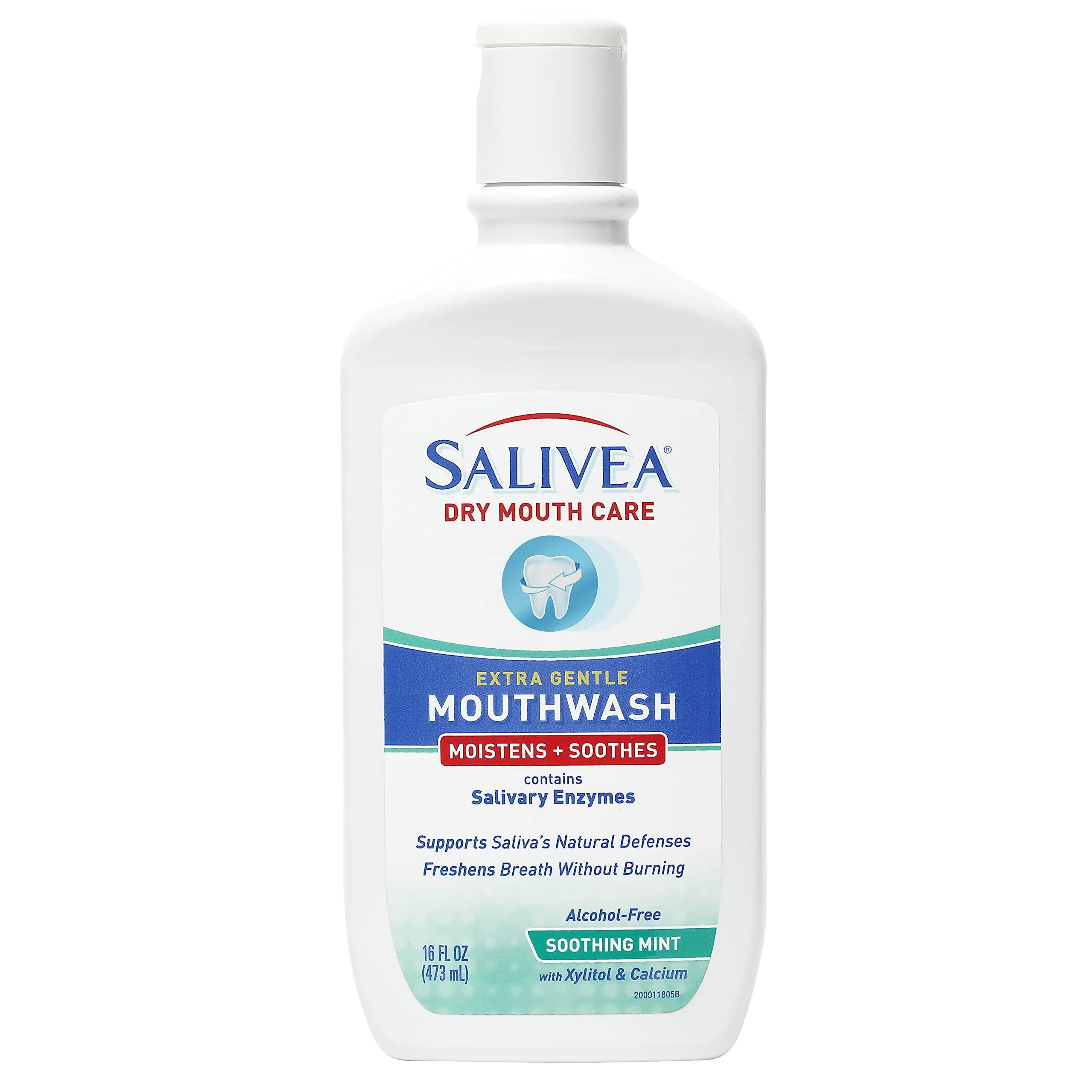 Salivea Extra Gentle Mouthwash Soothing Mint - 16 oz