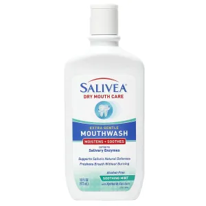 Salivea Extra Gentle Mouthwash Soothing Mint - 16 oz