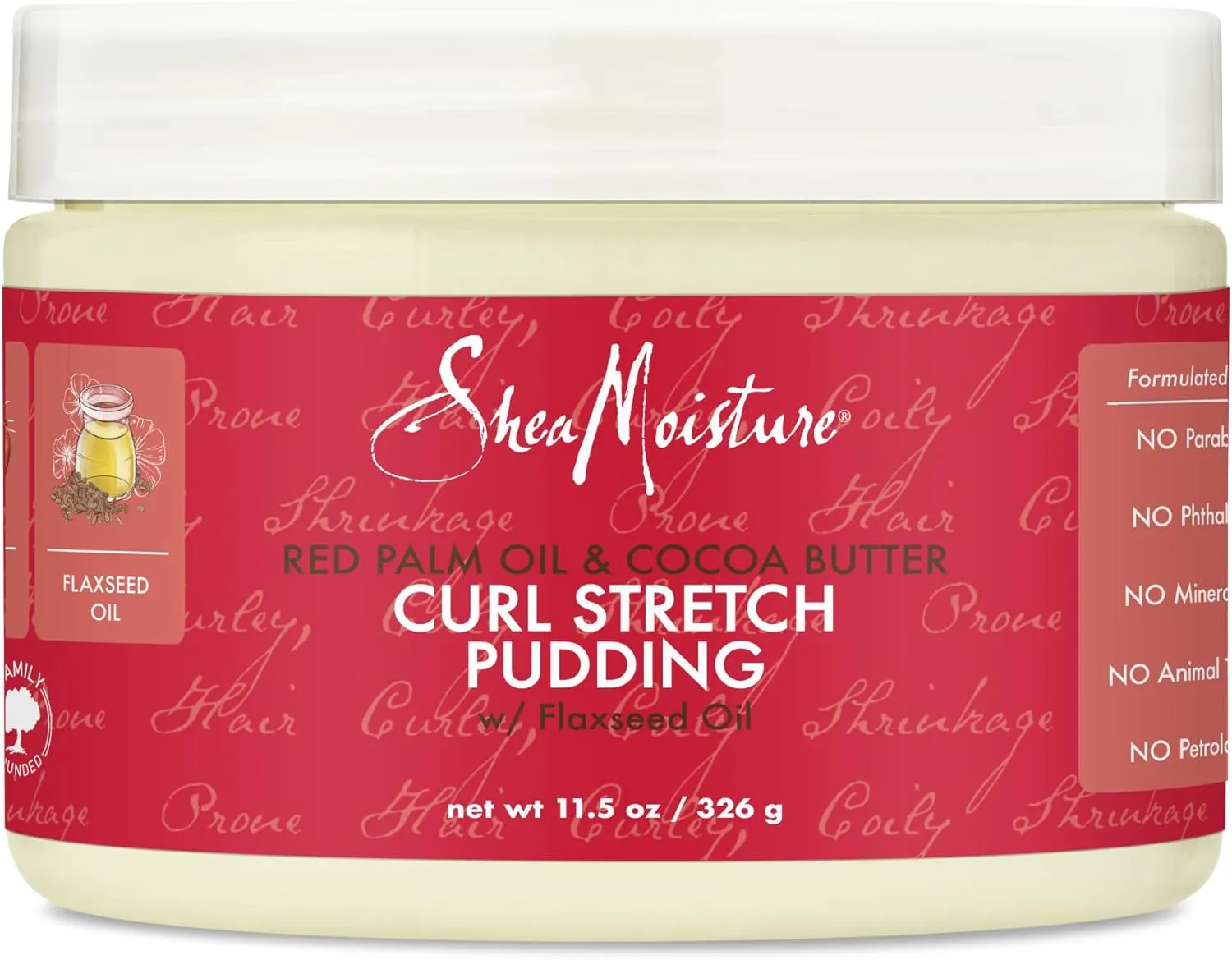 Shea Moisture Red Palm Oil And Cocoa Butter Curl Stretch Pudding 340g