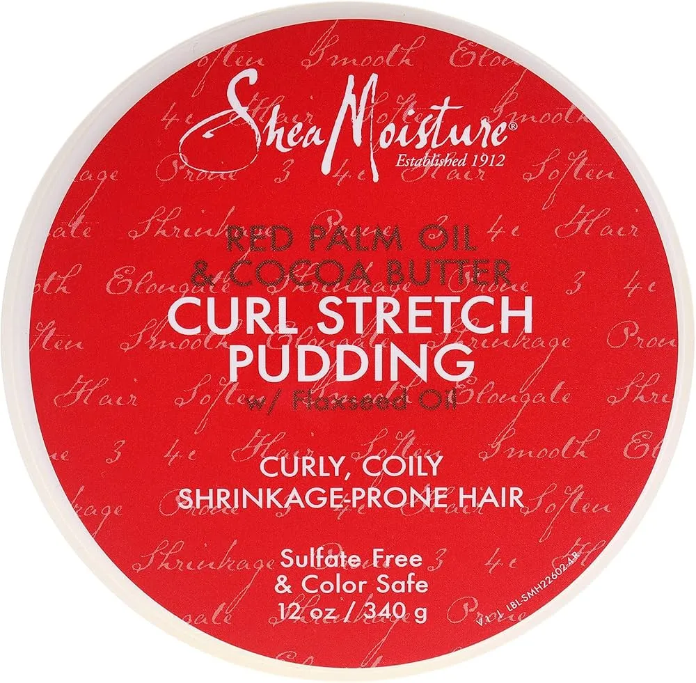 Shea Moisture Red Palm Oil And Cocoa Butter Curl Stretch Pudding 340g