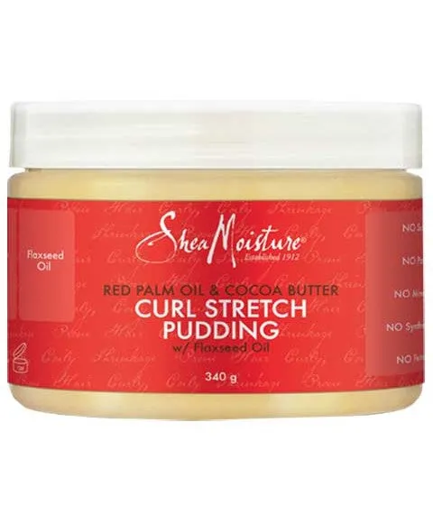 Shea Moisture Red Palm Oil And Cocoa Butter Curl Stretch Pudding 340g